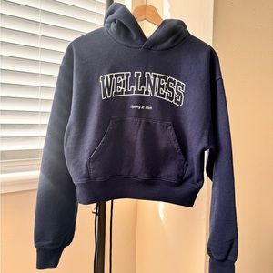 Sporty & Rich cropped hoodie